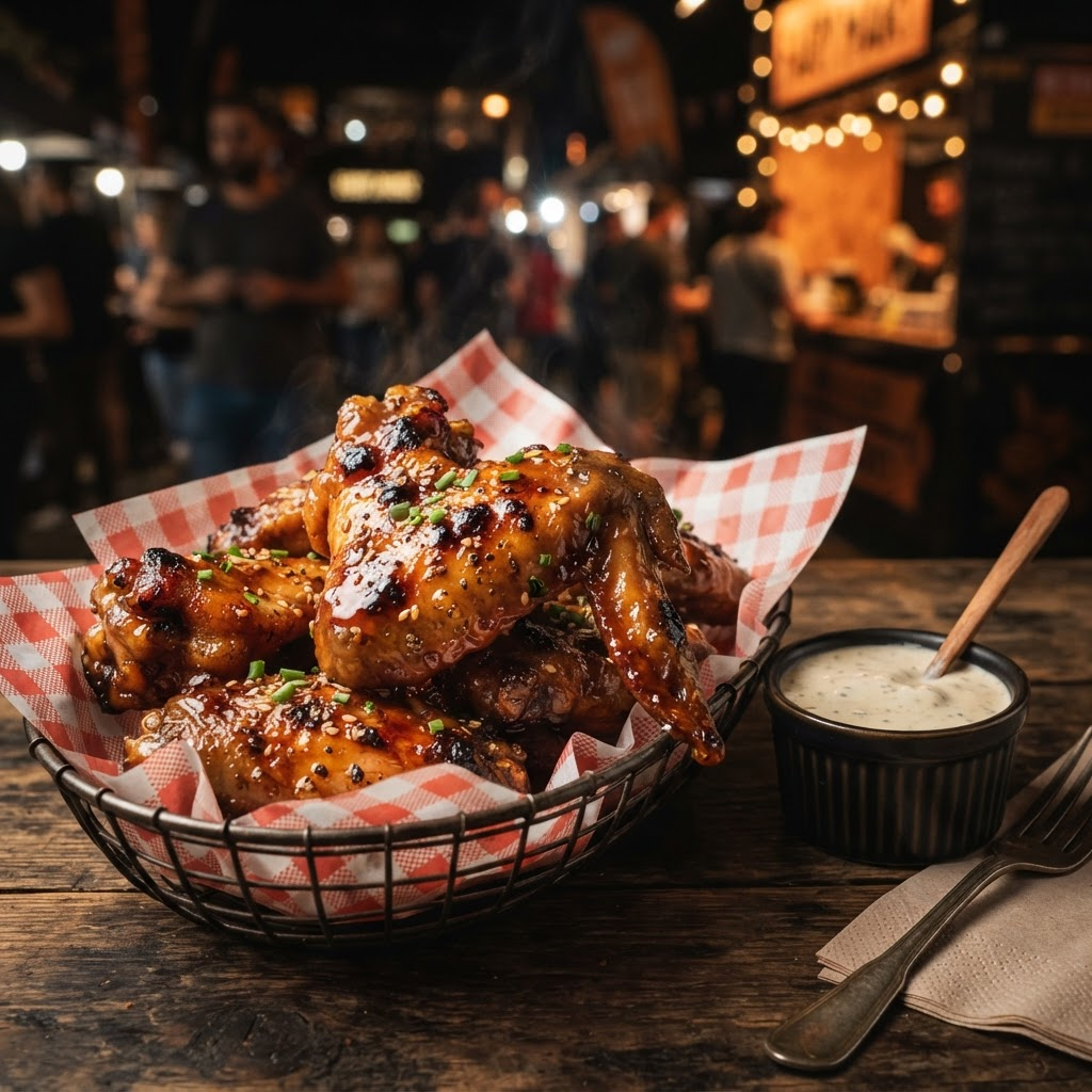 Honey BBQ wings